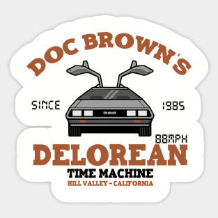 Doc Brown's Sticker